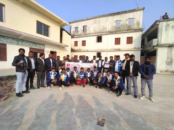 ईण्डो–नेपाल कप जितेको नेपाली टोलीलाई जसपा रुपन्देहीको सम्मान